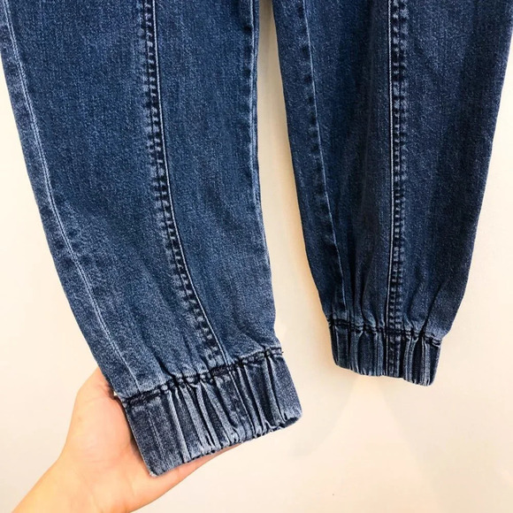 Boyish The Nico Straight Leg Baggy High Rise Cinched Bohemian Denim Jeans 26 - Picture 4 of 14